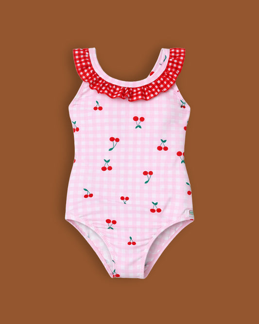 Fato-de-banho Pink Cherry