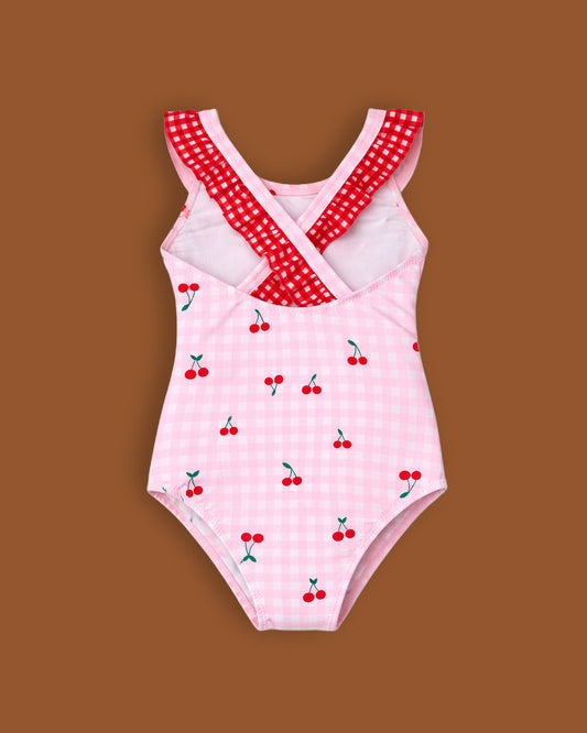 Fato-de-banho Pink Cherry