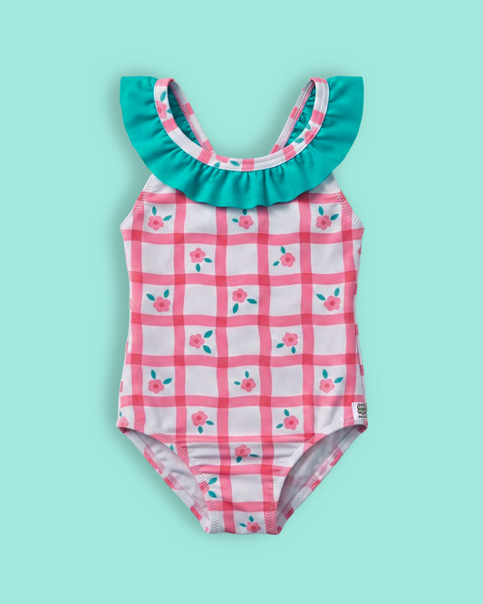 Fato-de-banho Gingham
