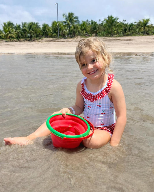 Fato-de-banho Blue Cherry